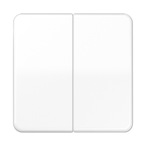 Tecla doble CD blanco alpino