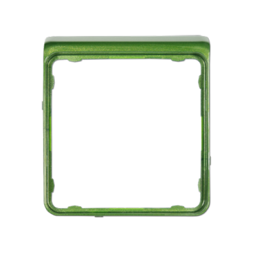 Marco embellecedor ext. CD verde met.