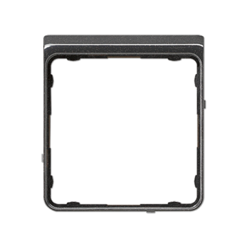 Marco embellecedor ext. CD negro met.