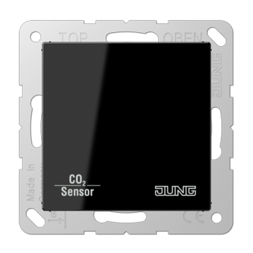 Sensor KNX calidad aire A negro