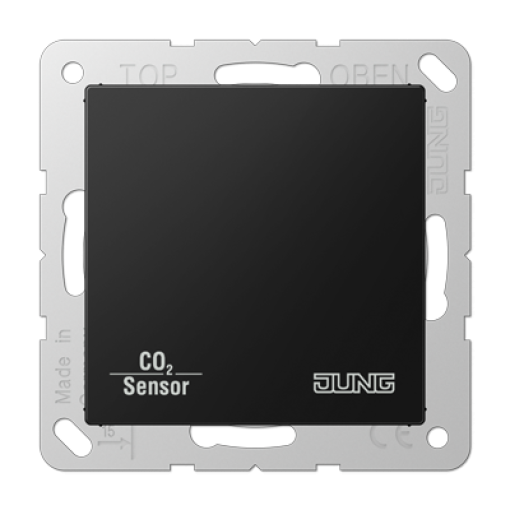 Sensor KNX calidad aire A negro mate