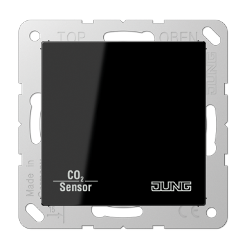 Sensor KNX calidad aire A negro