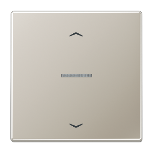 Tecla simple visorpers JH LS acero