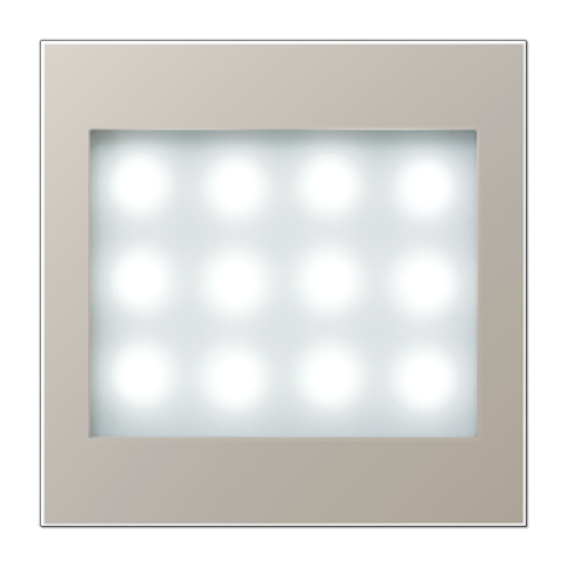 Luz LED. LS acero