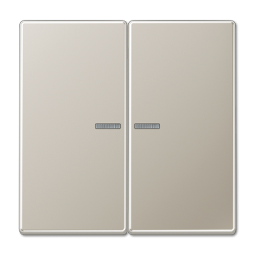 Tecla doble cvisor LS acero