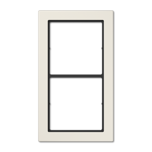 Marco doble FD blanco marfil