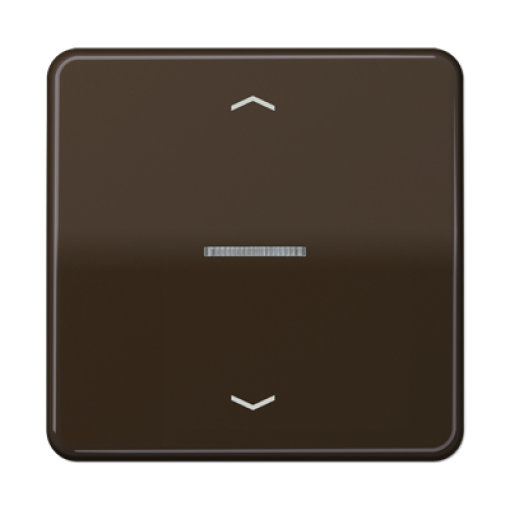 Tecla eNet estándar. pers. CD marrón