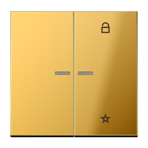 Tecla sensora eNet. LS dorado