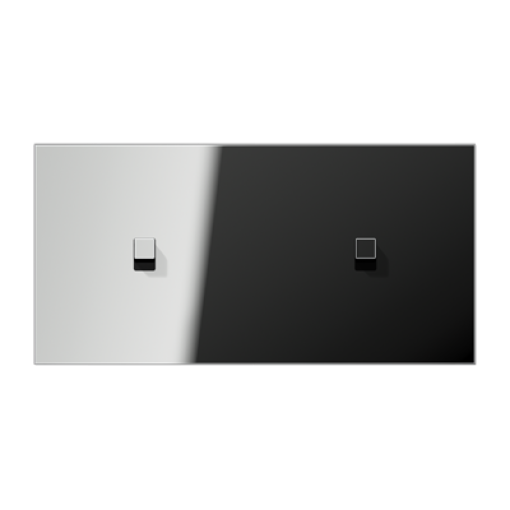 Placa horiz. 2x2 pal. cubo 1912 crom.