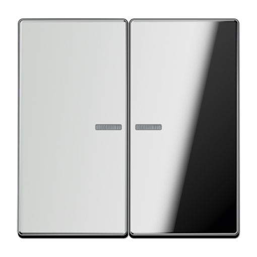 Tecla doble cvisor LS cromado