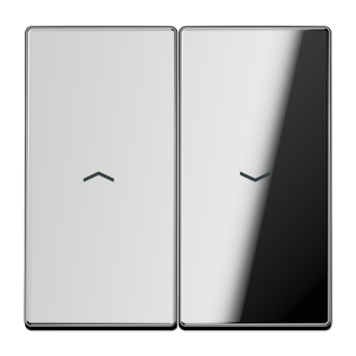 Tecla doble pers. LS cromado