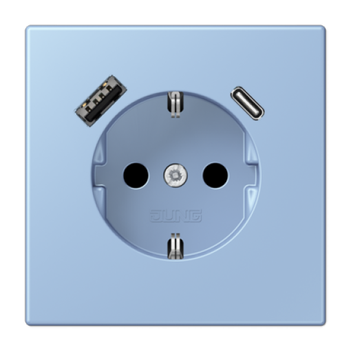 Enchufe con USB tipo AC LC32021