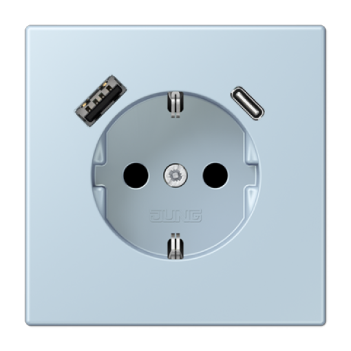 Enchufe con USB tipo AC LC32022