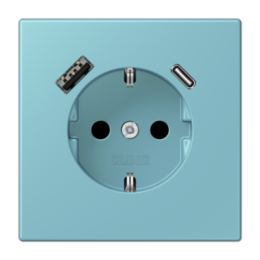 Enchufe con USB tipo AC LC32032