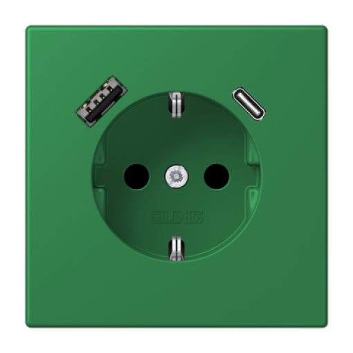 Enchufe con USB tipo AC LC32050