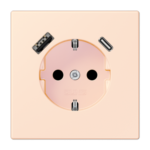 Enchufe con USB tipo AC LC32082