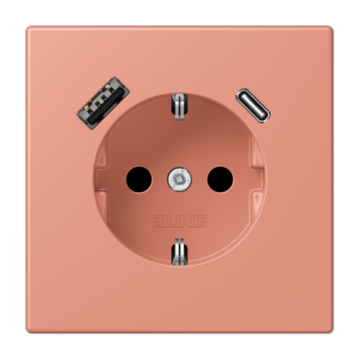 Enchufe con USB tipo AC LC32111