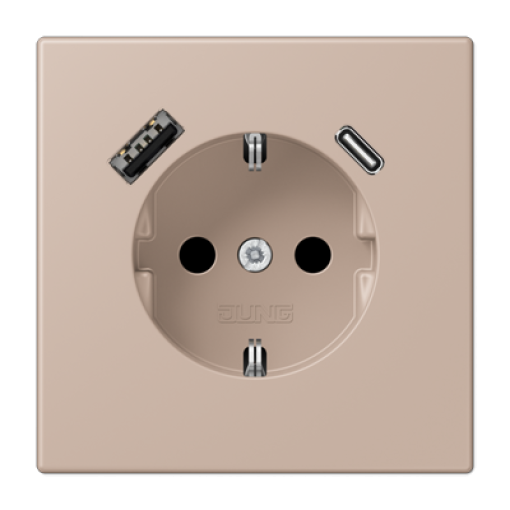 Enchufe con USB tipo AC LC32131