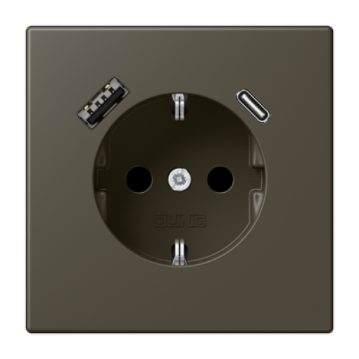 Enchufe con USB tipo AC LC32140