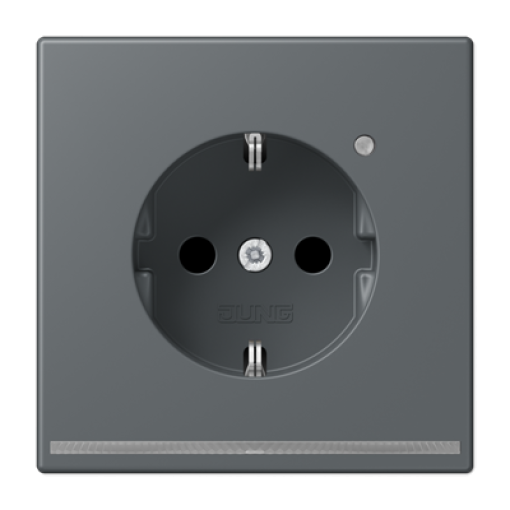 Enchufe SCHUKO con luz LED. LC32010