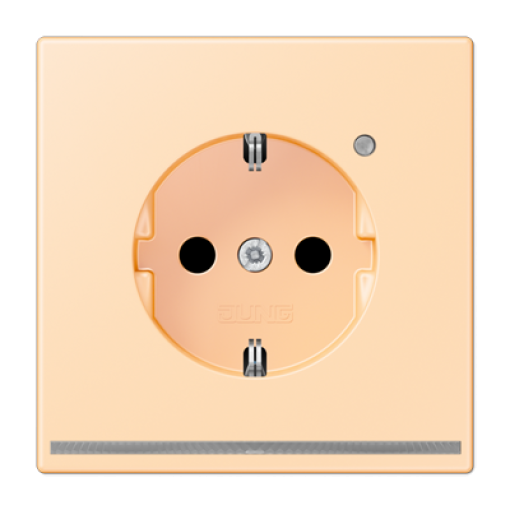 Enchufe SCHUKO con luz LED. LC32060