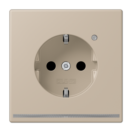 Enchufe SCHUKO con luz LED. LC32142