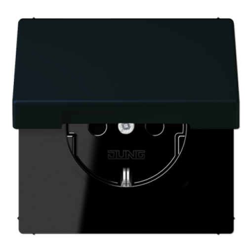 Enchufe con tapa abatible. LC4320E