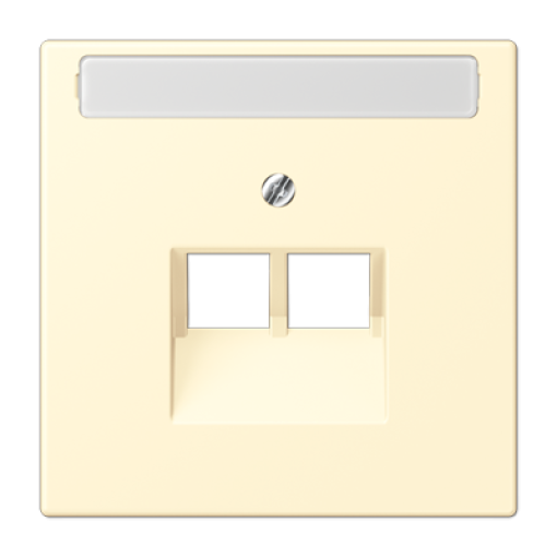 Placa central teléfono. x2 inscr LC32001