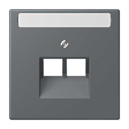 Placa central teléfono. x2 inscr LC32010