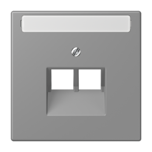 Placa central teléfono. x2 inscr LC32011