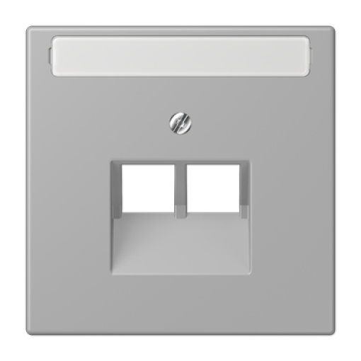 Placa central teléfono. x2 inscr LC32012