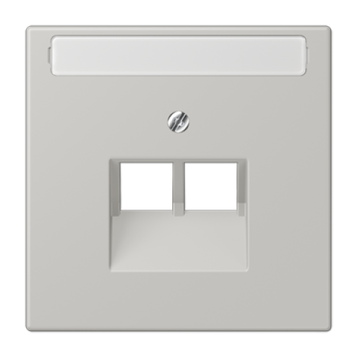 Placa central teléfono. x2 inscr LC32013