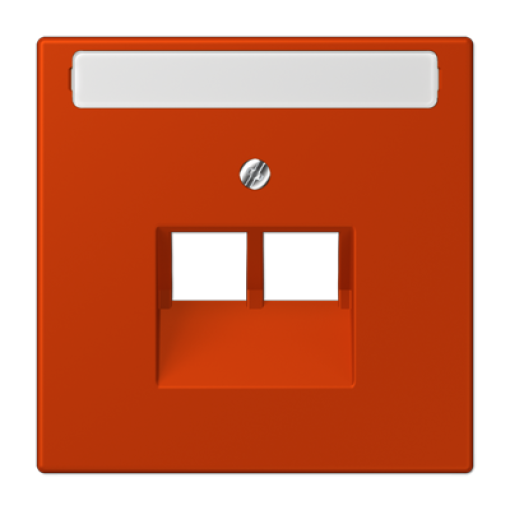 Placa central teléfono x2 inscr. LC4320A