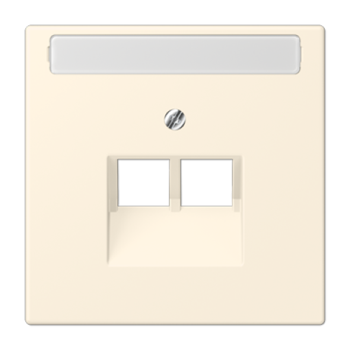 Placa central teléfono x2 inscr. LC4320B