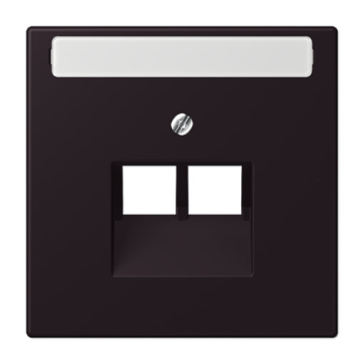 Placa central teléfono x2 inscr. LC4320E