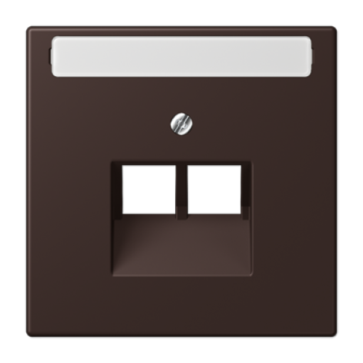 Placa central teléfono x2 inscr. LC4320J