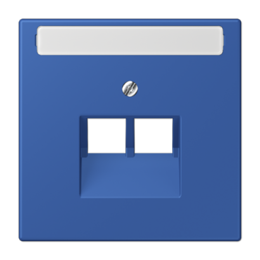 Placa central teléfono x2 inscr. LC4320K