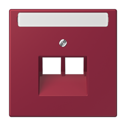 Placa central teléfono x2 inscr. LC4320M