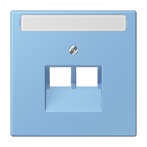 Placa central teléfono x2 inscr. LC4320N