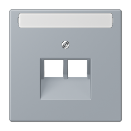 Placa central teléfono x2 inscr. LC4320O