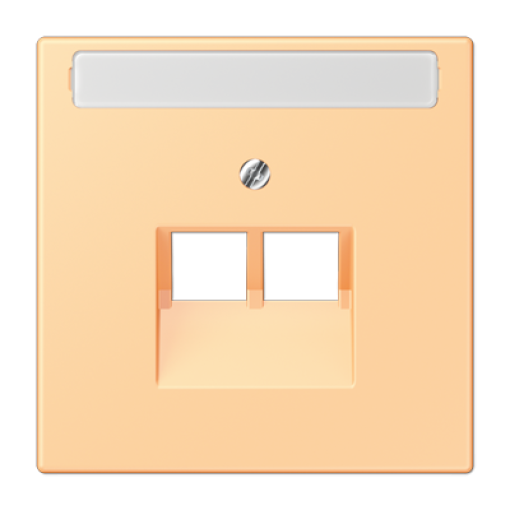 Placa central teléfono x2 inscr. LC4320P