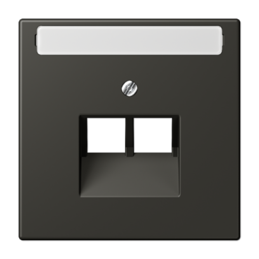 Placa central teléfono x2 inscr. LC4320R