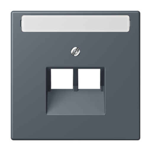 Placa central teléfono x2 inscr. LC4320U