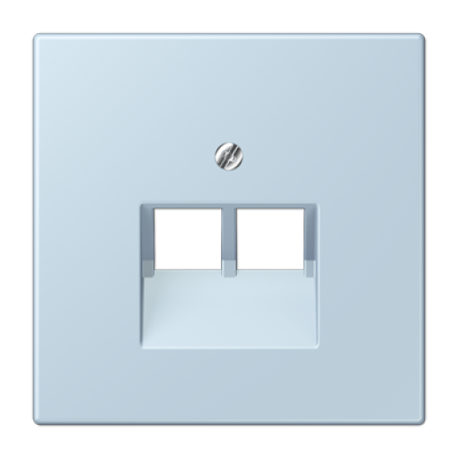 Placa central teléfono doble. LC32022