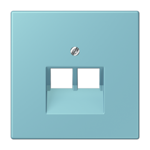 Placa central teléfono doble. LC32032