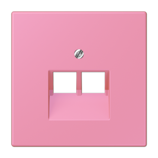 Placa central teléfono doble LC4320C