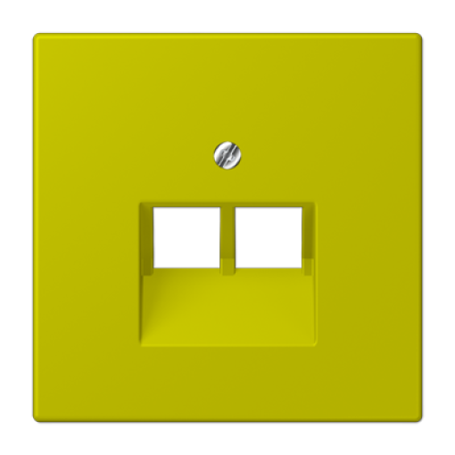 Placa central teléfono doble LC4320F