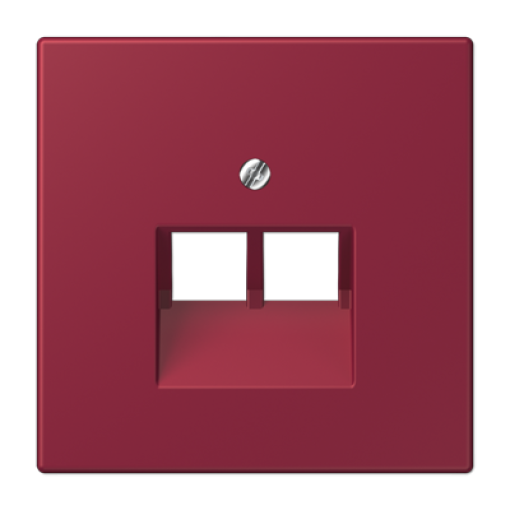 Placa central teléfono doble LC4320M