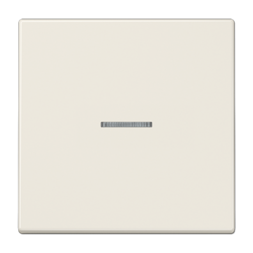 Tecla simple visor JH LS blanco marfil