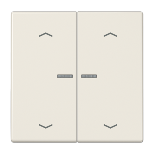 Tecla doble visorpers JH LS bl marfil